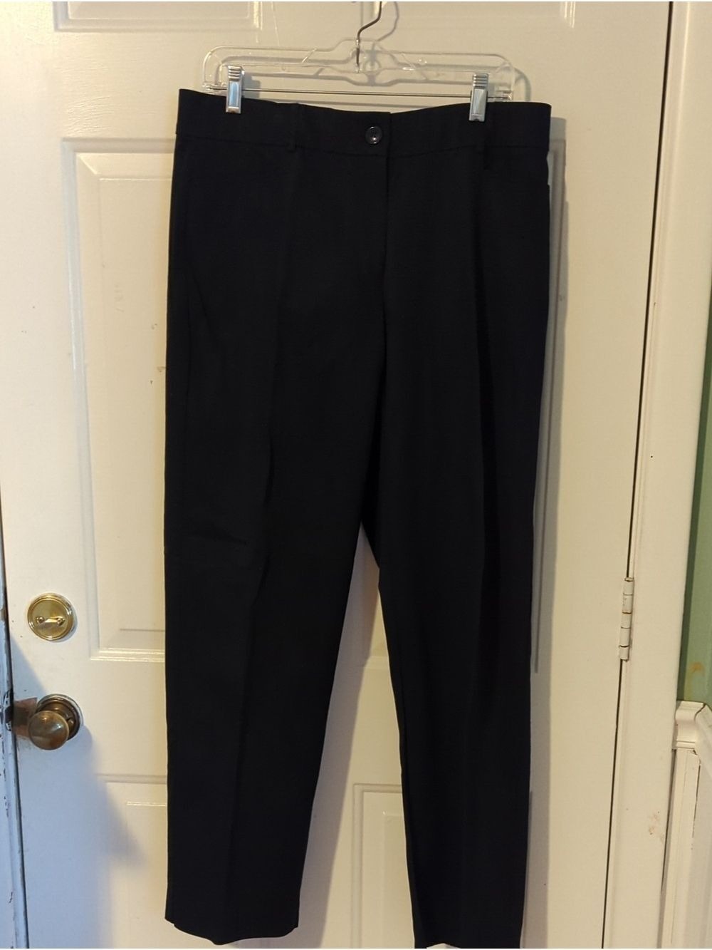 Studio Works Navy Blue Dress Pants Straight Leg Women's Size 12